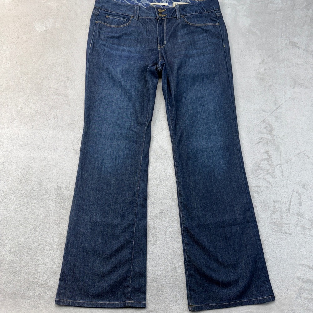 Vintage Gap Jeans Women's 14R Bootcut Dark Wash Blue Mid Rise Y2K Classic Denim